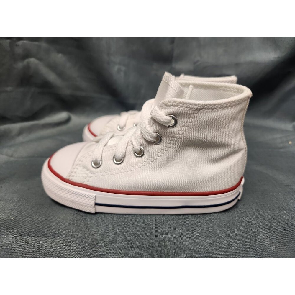 Converse Toddlers Chuck Taylor All Star Hi Lace Up White Size 9 NEW NO BOX! - Picture 5 of 10
